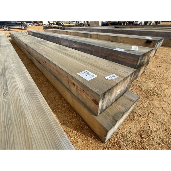 (2) 30' LAMINATED WOODEN BEAMS