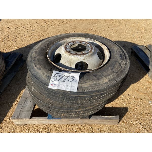 (2) 8R19.5 TIRES