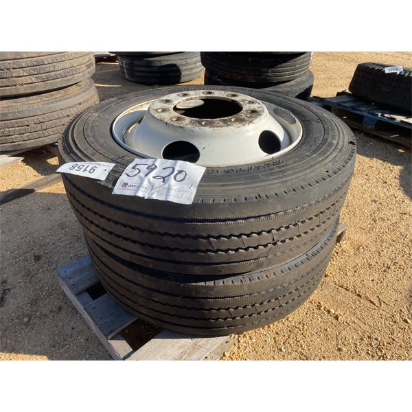 (2) MICHELIN 255/70R22.5 TIRES