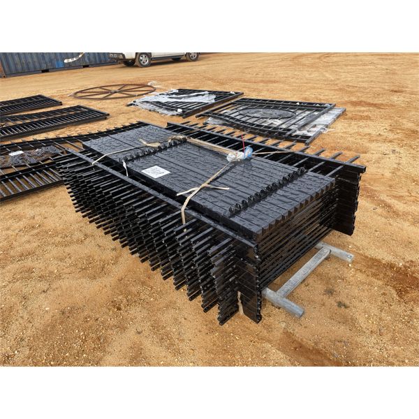 (14) WROUGHT IRON FENCE PANELS