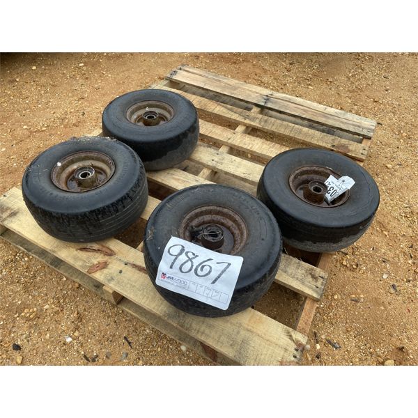 (4) GOLF CART TIRES