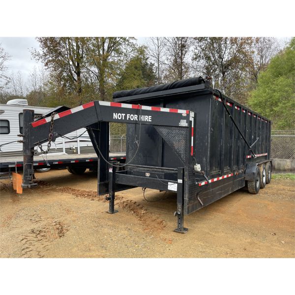 2013 TEXAS PRIDE 20' DEBRIS Dump Trailer