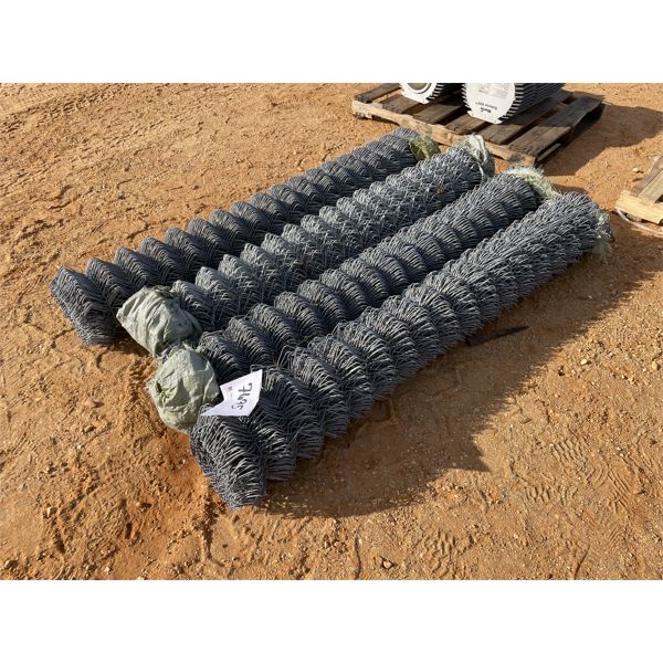 (4) CHAIN LINK FENCE ROLLS