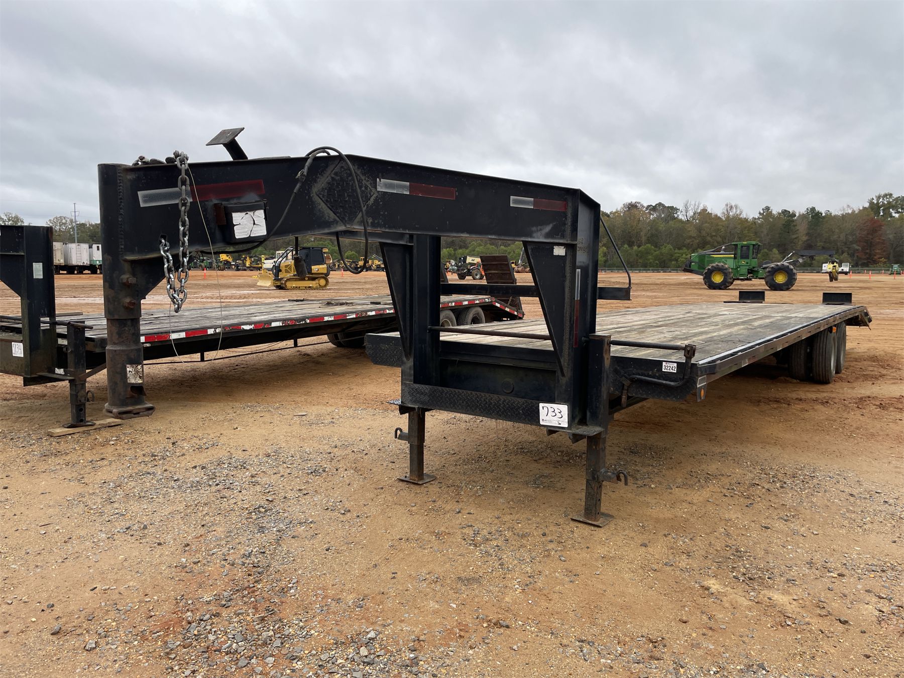 HOMEMADE Gooseneck Trailer J.M. Wood Auction Company, Inc.