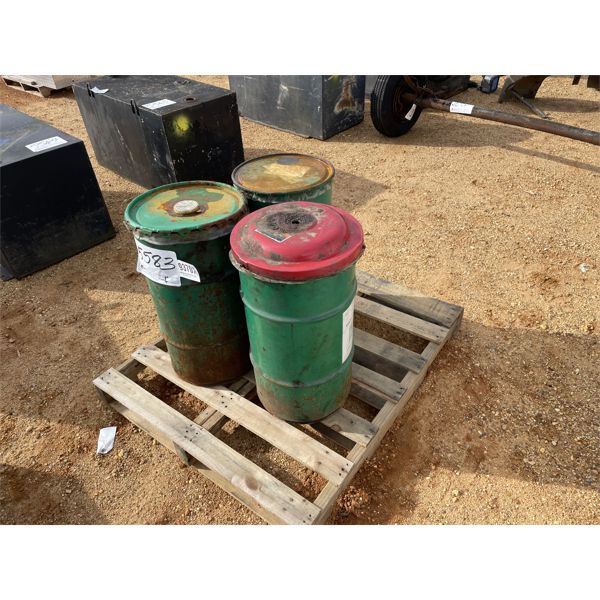 (3) 20 GALLON BARRELS OF MULTI-PURPOSE GREASE