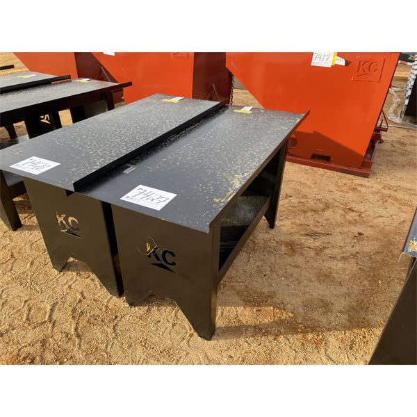 28" x 60" METAL TABLE