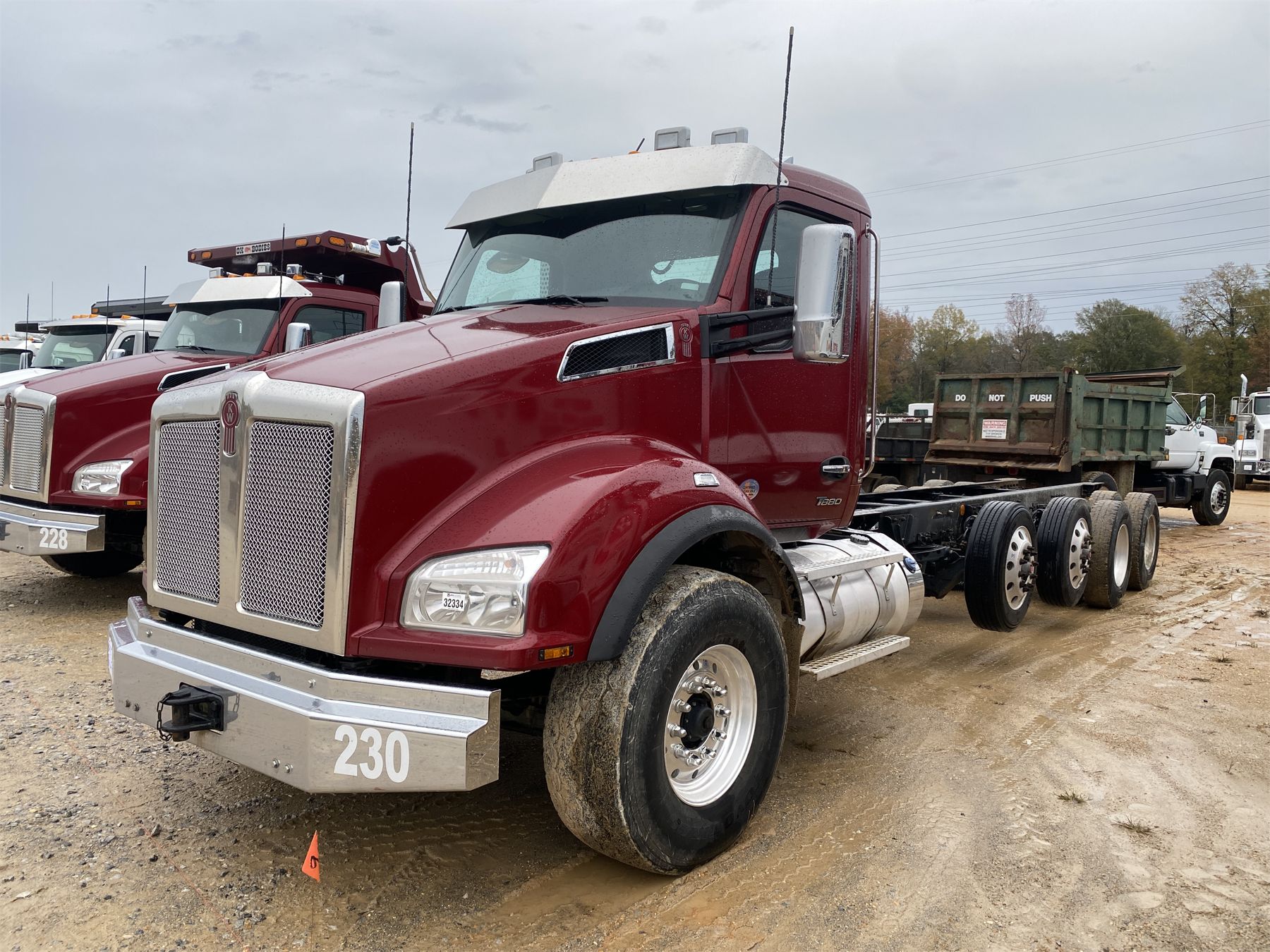 Kenworth Cab And Chassis For Sale 2022 KENWORTH T880 Cab and Chassis Truck - J.M. Wood Auction Company, Inc.