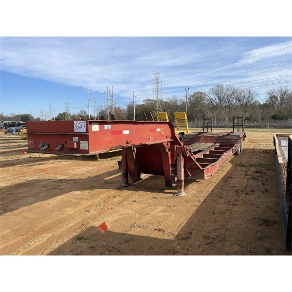 SHOP BUILT TL25 Lowboy Trailer
