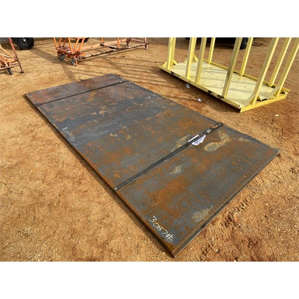(3) 60" x 120" x 3/4" STEEL PLATE