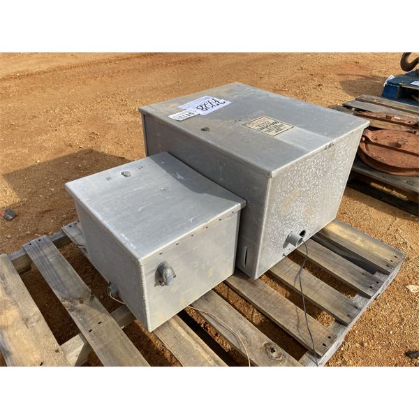 (2) ALUMINUM BOXES