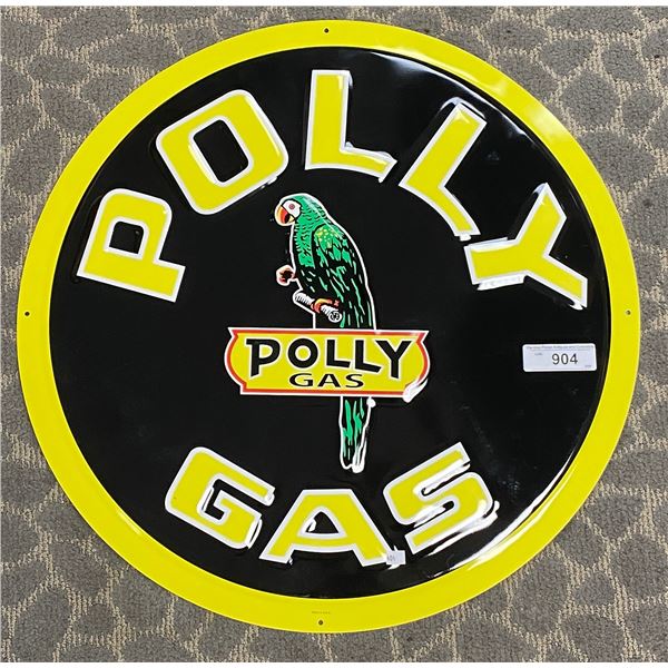 Reproduction Polly Gas Sign