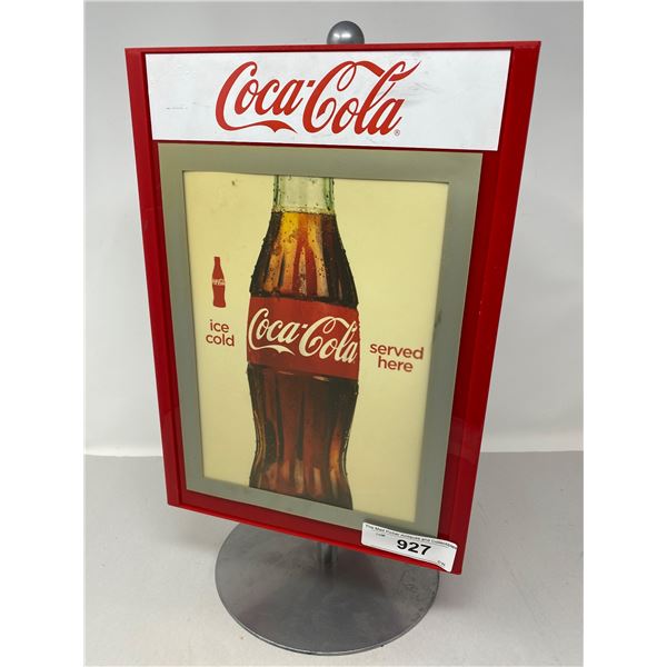 Vintage Coca Cola Table Top Store Table Top Menu Display