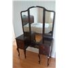 Image 1 : Vintage Vanity With Mirror - 46W x 18D x 67H