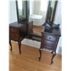 Image 3 : Vintage Vanity With Mirror - 46W x 18D x 67H