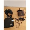 Image 1 : Tasco 7x50ml Binoculars And Stereo Megaphos With Cases