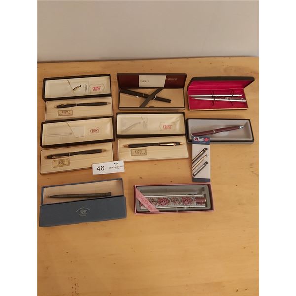 Pen Collection, Brands include Cross, Paper Mate, Quill, Parker & More