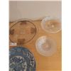 Image 6 : Assortment of Crystal and Glass Serving Dishes, Plates and Bowls
