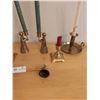 Image 3 : Assorted Brass Candlesticks & Snuffer