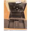 Image 5 : Metal File Folder Box & Vintage Cash Box