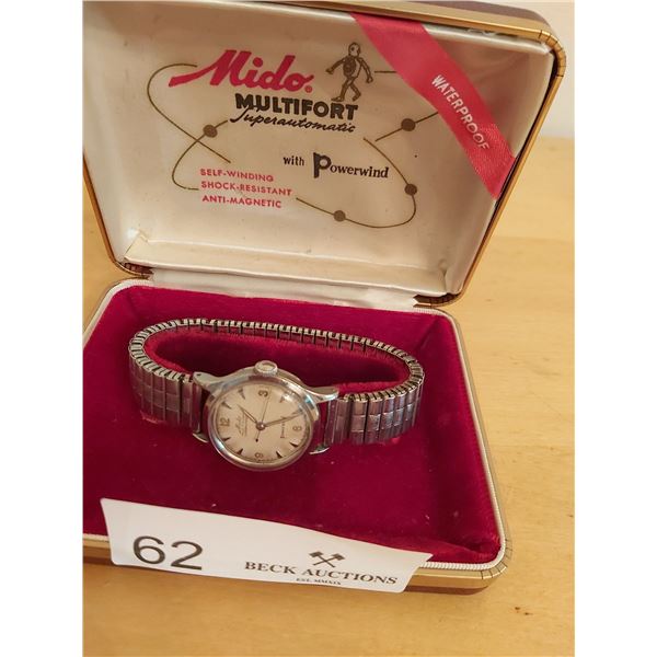 Mido Multiforth Super Automatic Men's Watch with Original Box