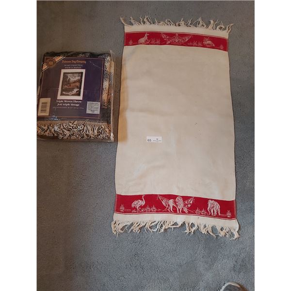 1902 Coronation Cloth & Triple Woven Throw Blanket