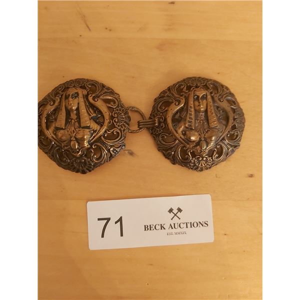Antique Brass Cape/Cloak Hooks