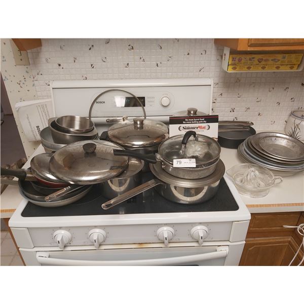 Assorted Pots & Pans and Baking Tins