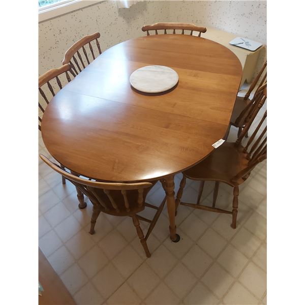 Wooden Table & 6 Chairs