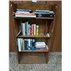 Image 1 : Vintage Wooden Bookshelf with Contents 24 Wide x 8 1/2 Deep x 45 High