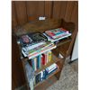 Image 2 : Vintage Wooden Bookshelf with Contents 24 Wide x 8 1/2 Deep x 45 High