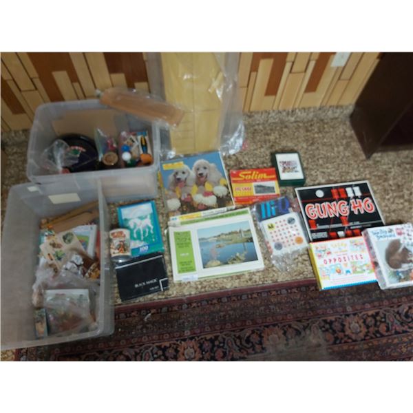 Large Collection of Vintage Games & Puzzles