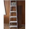 Image 1 : 6' Step Ladder & Wooden Bench With Folding Legs