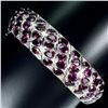 Image 1 : Natural Unheated Rhodolite Garnet Bangle