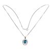 Image 2 : Natural London Blue Topaz Necklace