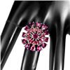 Image 1 : Natural Pigeon Blood Red  Ruby Ring
