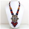 Image 1 : Tibet Natural Stone Tribal Queen Royal Necklace