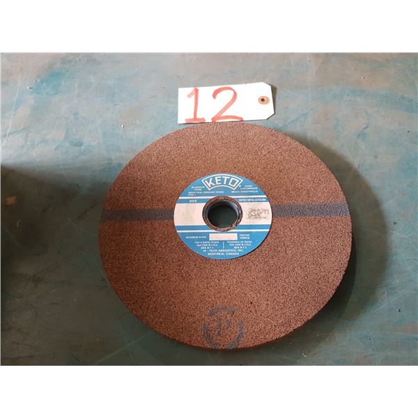 KETO Grinding Wheel 10  x 1/2  x 1 