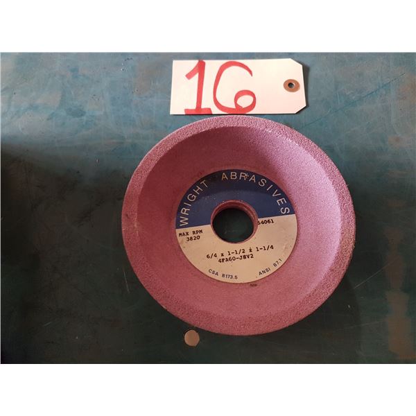 Wright Abrasives Cup Grinding Wheel 6"/4" x 1"1/2 x 1"1/4