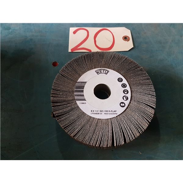 KETO Grinding Flap Wheel 6" x 1" x 1"