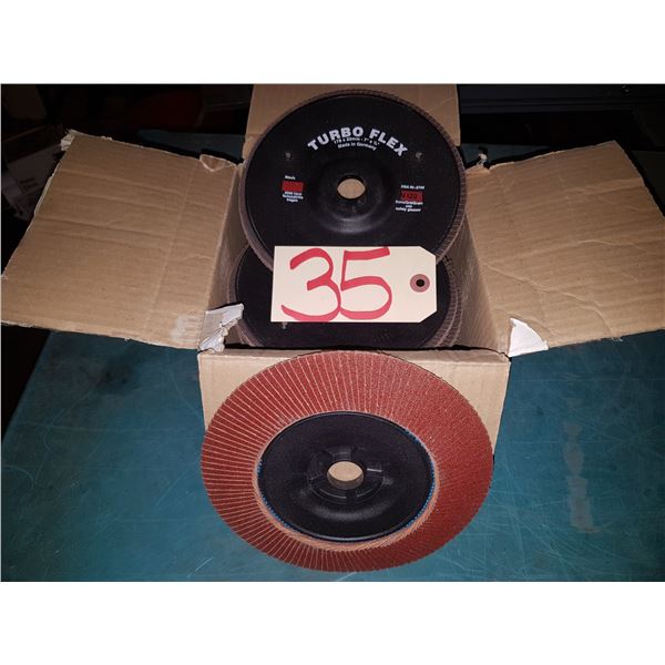 Box(10) of Turbo Flex Flap Wheel 7" Gr.120