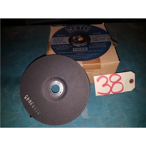 Box(25) of Steel Cutting Disc 7  x 3/32  x 7/8  for Grinder