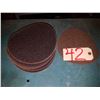 Image 1 : Lot(10) of Scotch-Brite Velcro Pads 8" Gr. Coarse
