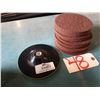 Image 1 : Velcro Pad 6" x 5/8"-11 with Scotch Brite Disc(10)