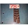 Image 1 : Lot(5) Drill 15/32" shank 3/8"