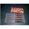 Image 1 : Lot(5) of New HSS End Mill 7/32" 4fl. shank 3/8"