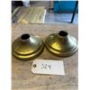 Image 1 : LOT 2 X Brass / BASE LAITON CHANDELIER ou LAMPE