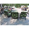 Image 8 : Quality Patio Set : 4 Chairs with Covers, Settee