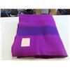 Image 1 : Hudson Bay Blanket Purple with Stripes