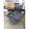 Image 1 : Leather Style Folding Yard Chair