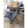 Image 3 : Leather Style Folding Yard Chair